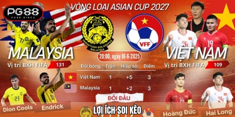 Lợi ích soi kèo